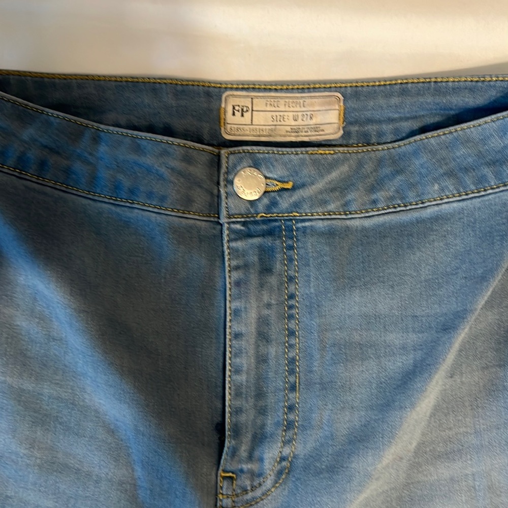 Free people wide leg jeans